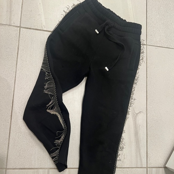 All Saints Sparkle Fringe Joggers - Picture 2 of 4